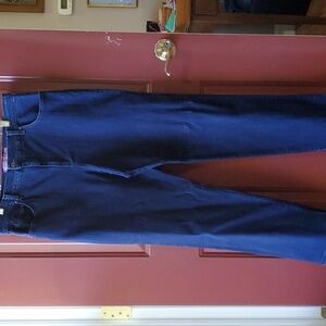 Gloria Vanderbilt AMANDA  Dark Blue Straight Jeans SIZE 16